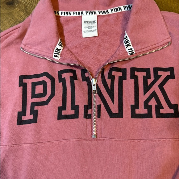 VS PINK Quarter Zip Sweatshirt - Picture 3 of 6